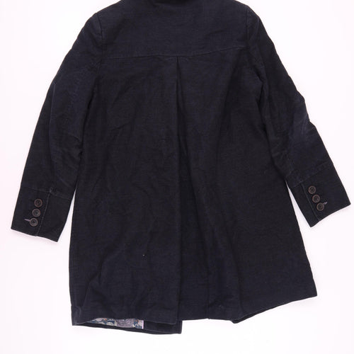 White Stuff Women's Black Overcoat Size 14