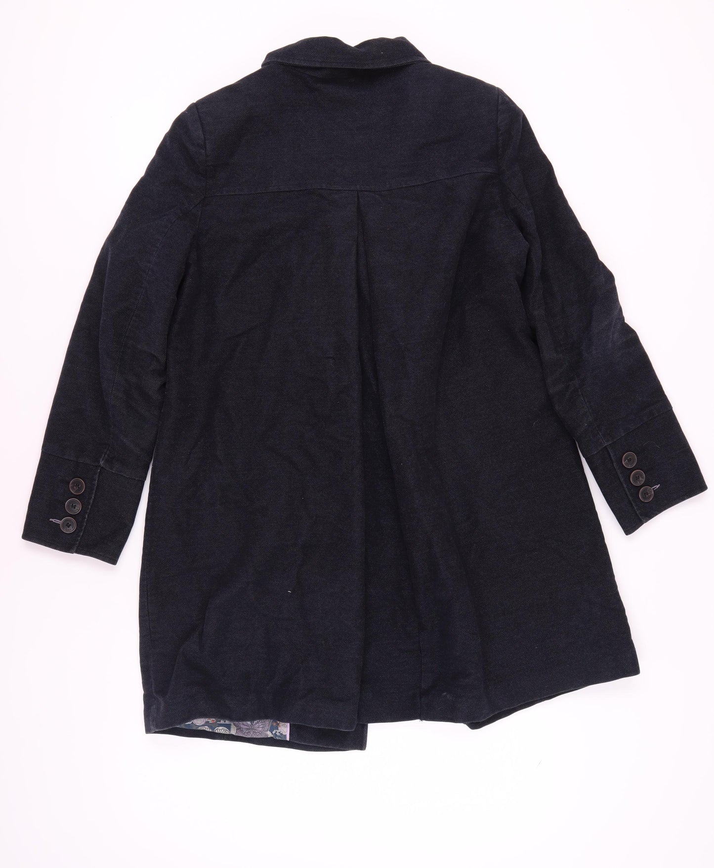 White Stuff Women's Black Overcoat Size 14