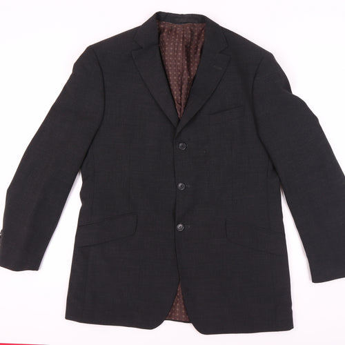 Marks and Spencer Men's Black Blazer, Size 42R
