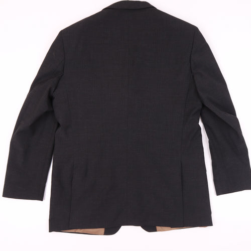 Marks and Spencer Men's Black Blazer, Size 42R