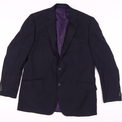 Paul Costelloe Men's Blue Blazer 42 Regular Fit