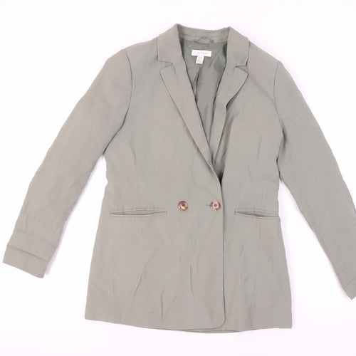 Topshop Women’s Green Suit Jacket, Size 8, Business Wear