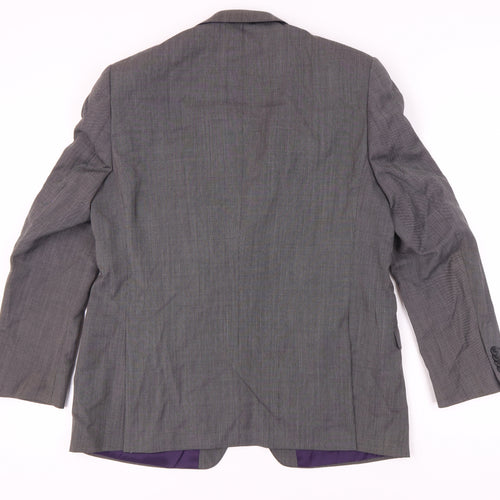 Paul Costelloe Men's Grey Blazer Size 44 Regular Fit
