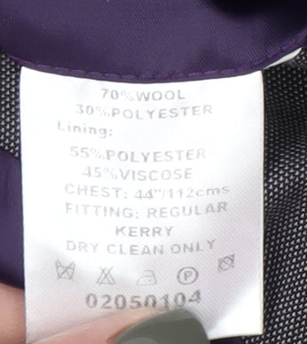 Paul Costelloe Men's Grey Blazer Size 44 Regular Fit