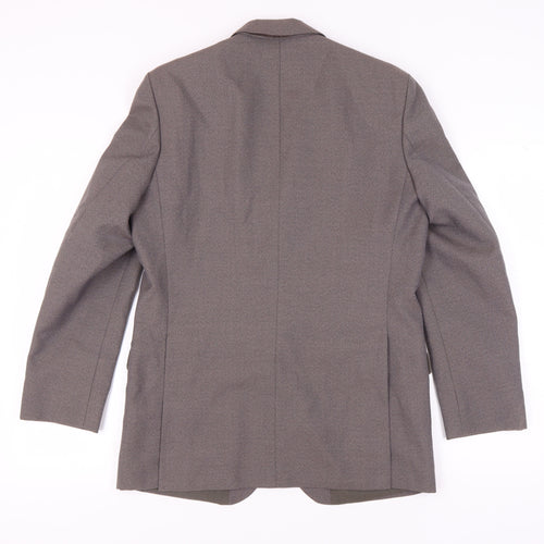 Centaur Men's Grey Regular Fit Blazer, Size 38R