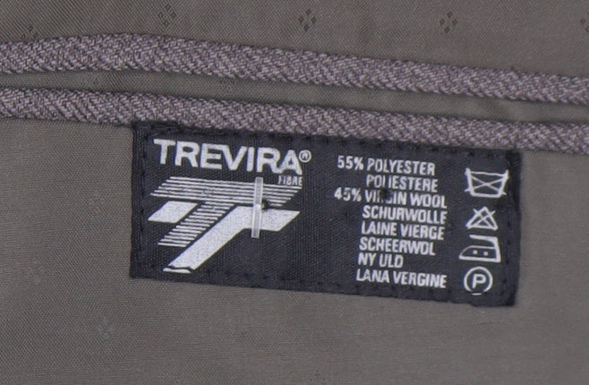 Centaur Men's Grey Regular Fit Blazer, Size 38R