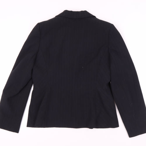 Dorothy Perkins Women's Black Blazer Size 12 Regular Fit