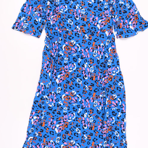Myleene Klass Women's Blue Animal Print Dress, Size 10