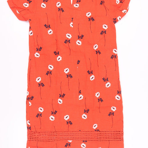 Next Women's Multicoloured Floral Short Sleeve Dress