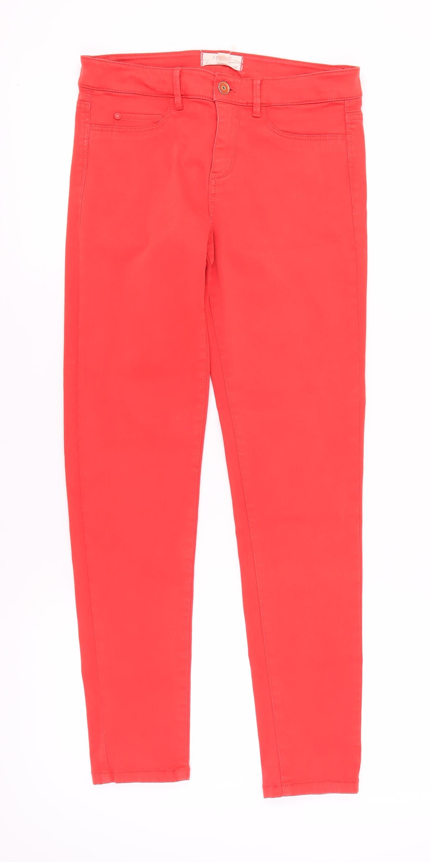 Esprit Women's Red Ankle Jeans Size 10