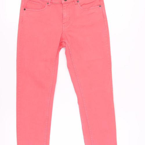 H&M Women's Pink Jeans Size 10
