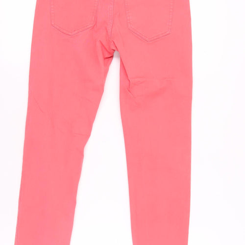 H&M Women's Pink Jeans Size 10