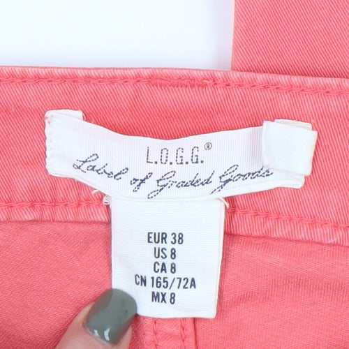 H&M Women's Pink Jeans Size 10