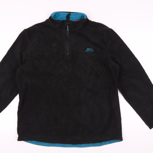 Weird Fish Men's Black 2XL Pullover Sweatshirt