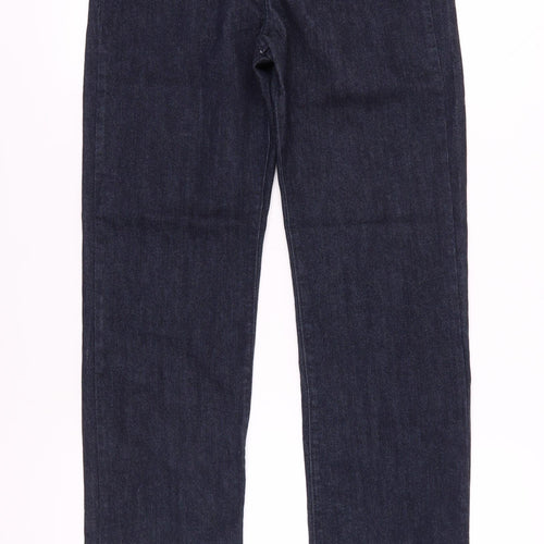 Lee Women's Blue Straight Classic Fit Jeans M