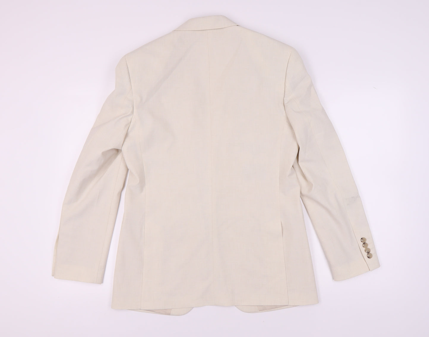 Marks and Spencer Men's Beige Blazer 40 Regular Fit