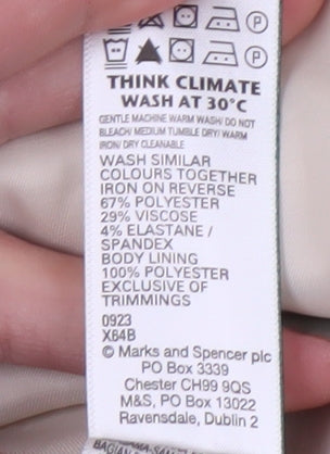 Marks and Spencer Men's Beige Blazer 40 Regular Fit