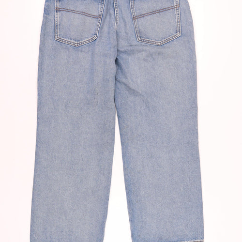 Collusion Women's Blue Wide-Leg Jeans - Size M