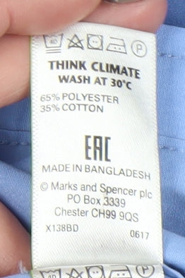 Marks & Spencer Men's Blue Slim Fit Dress Shirt 18''