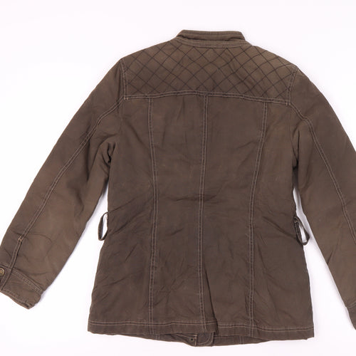 Boden Women's Brown Cotton Motorcycle Jacket