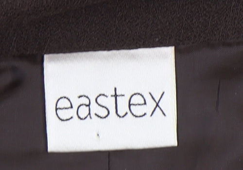 Eastex Women's Brown Floral Embroidered Skirt Size 18