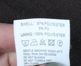 Eastex Women's Brown Floral Embroidered Skirt Size 18