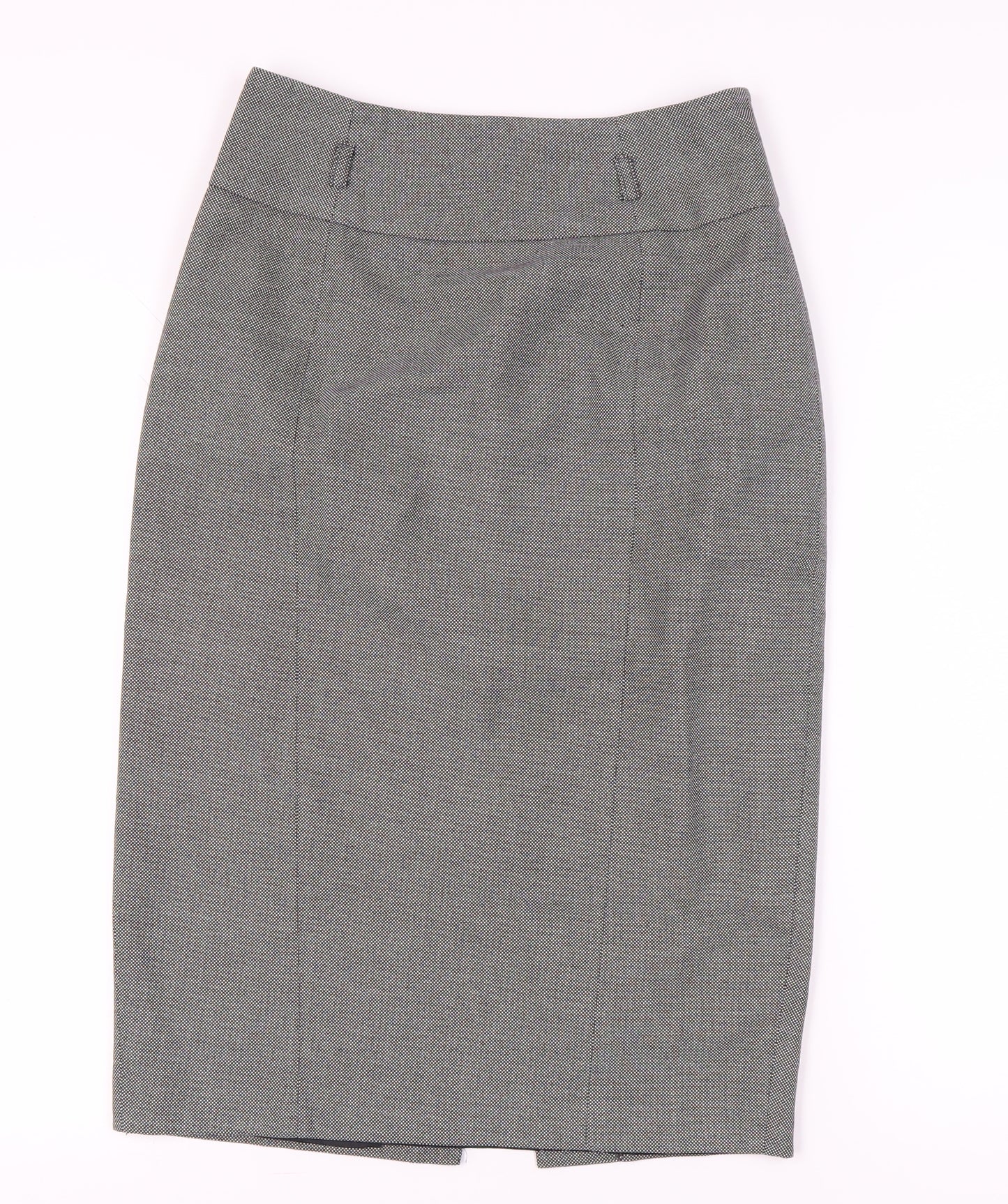 Wallis Women's Grey Pencil Skirt - Size 10, Business