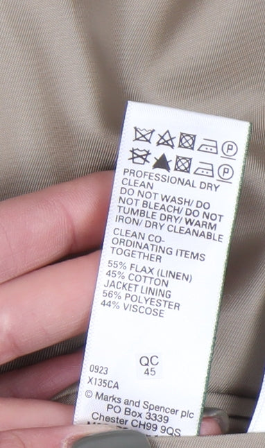 Marks and Spencer Men's Beige Blazer Jacket 38R