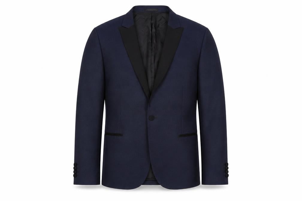 The Kooples Men's Blue Slim Fit Blazer Jacket UK 40R