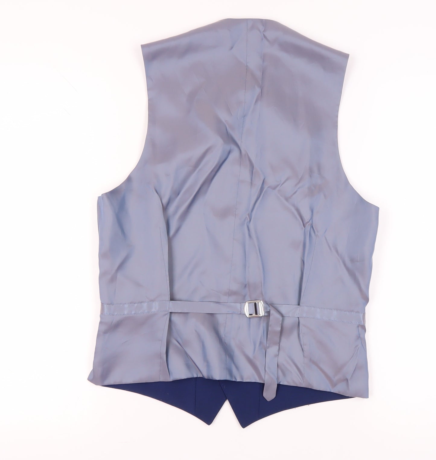 French Connection Men's Blue Waistcoat, Size 38, Regular Fit