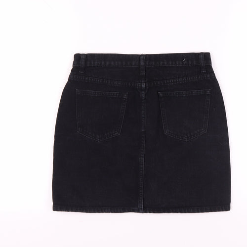 Beechwood Women's Black Denim Mini Skirt Size 10