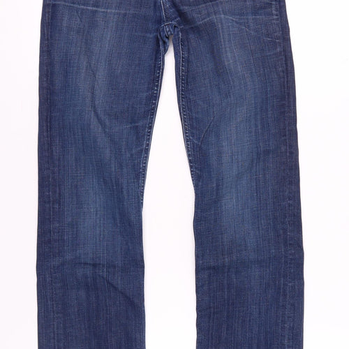 Lee Women's Blue Marion Straight Jeans Size 10 Regular Fit