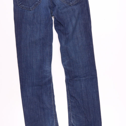 Lee Women's Blue Marion Straight Jeans Size 10 Regular Fit