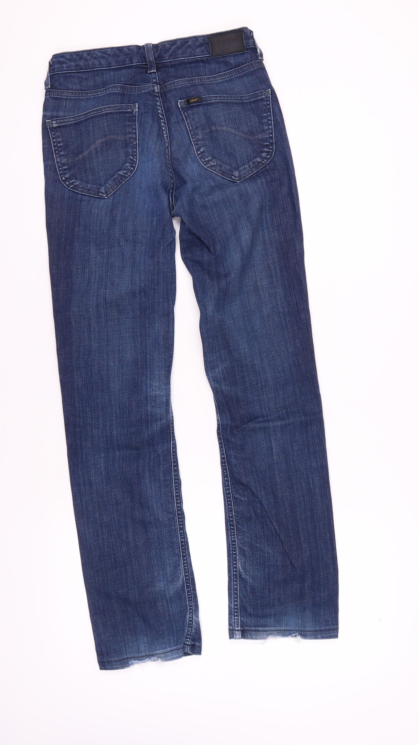 Lee Women's Blue Marion Straight Jeans Size 10 Regular Fit