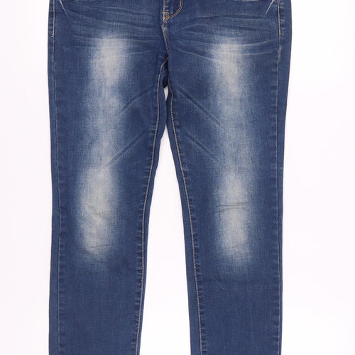 Wave Women's Blue Straight Jeans Size 30