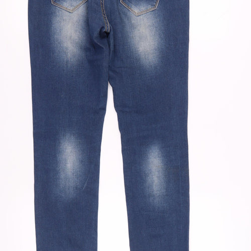 Wave Women's Blue Straight Jeans Size 30