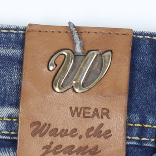 Wave Women's Blue Straight Jeans Size 30