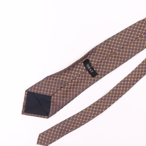 NEXT Men's Blue Geometric Silk Tie