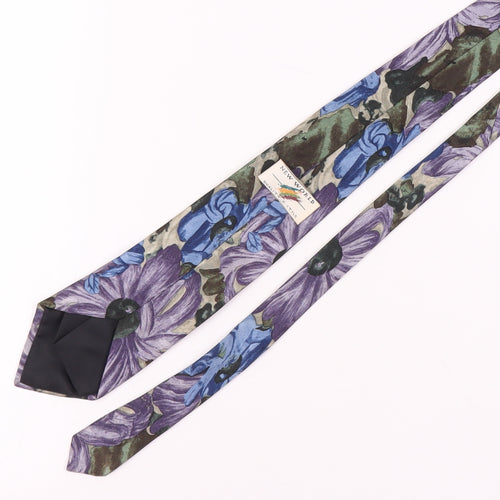 New World Men's Multicoloured Floral Tie