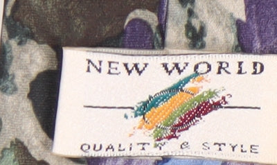 New World Men's Multicoloured Floral Tie