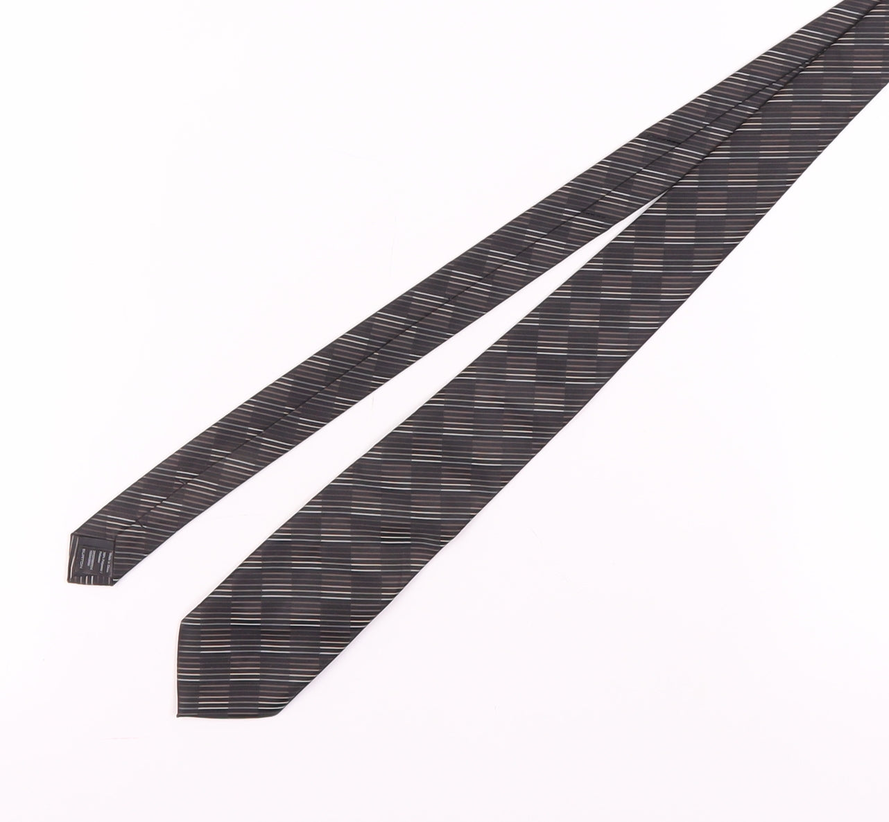 Burton Men's Black Striped Tie, One Size, Excellent