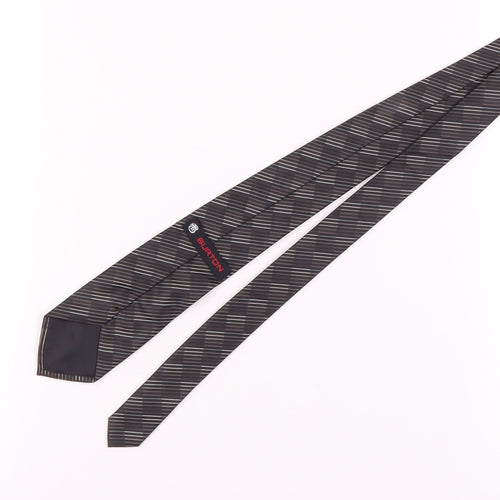 Burton Men's Black Striped Tie, One Size, Excellent