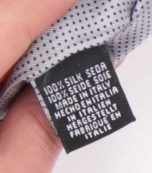 Frangi Men's Grey Silk Polka Dot Tie, New