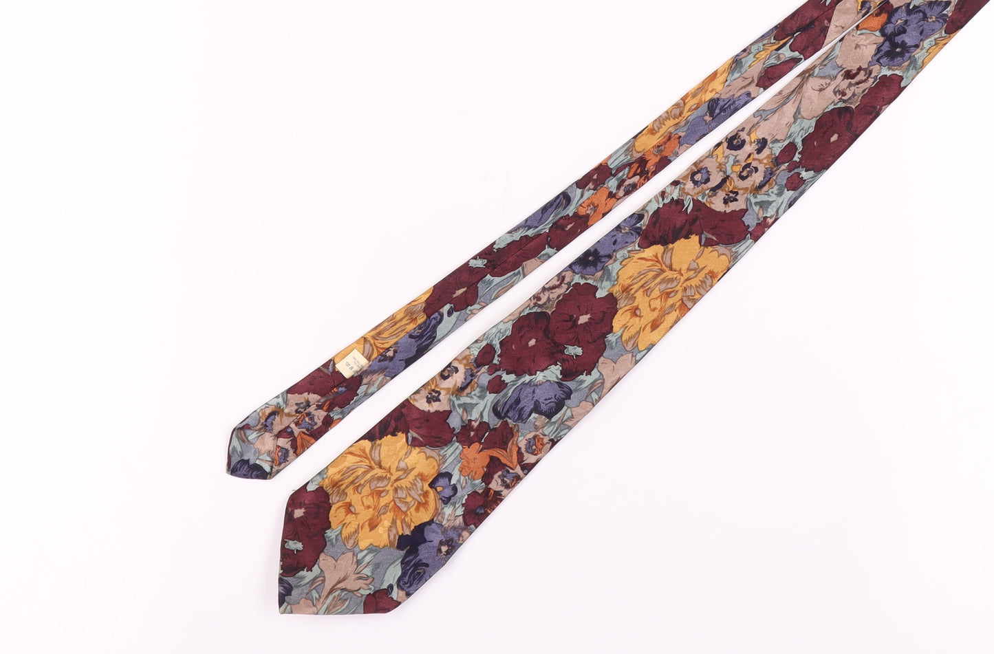 New World Men's Multicoloured Floral Silk Tie