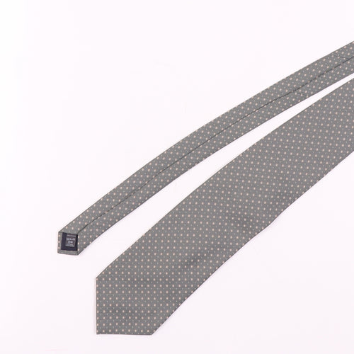 BHS Grey Polka Dot Men's Tie - One Size Polyester