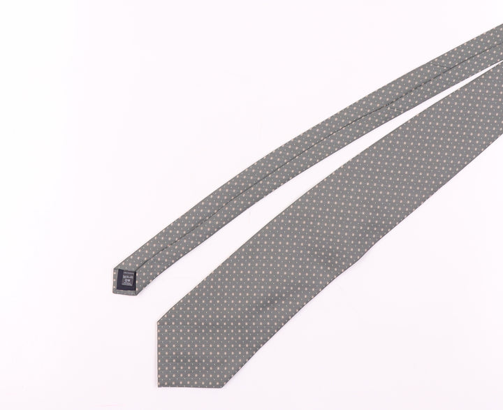 BHS Grey Polka Dot Men's Tie - One Size Polyester