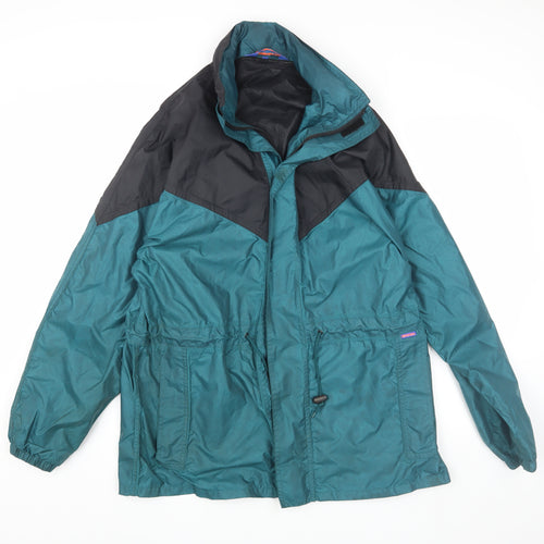 Bryntech Men's Green Mid-Length Hooded Jacket M