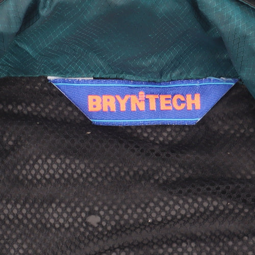 Bryntech Men's Green Mid-Length Hooded Jacket M