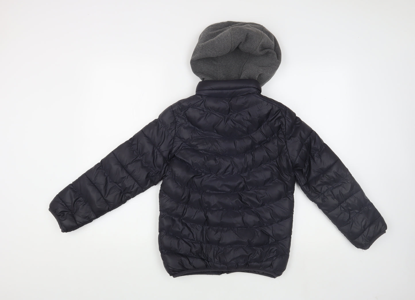 Z&Y Fashion Boys Black Puffer Jacket with Hood 12 Years