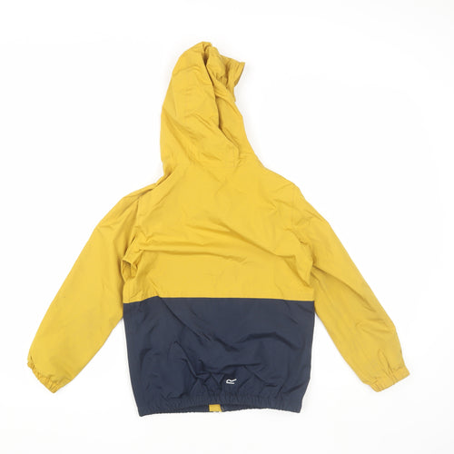 Regatta Boys Yellow Hooded Jacket 7 Years Outdoor Wear